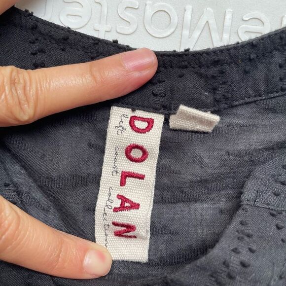 Anthropologie Dolan Black Popover Peasant Blouse size XS‎ - Picture 5 of 9